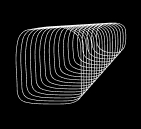 Une forme abstraite carré conique.