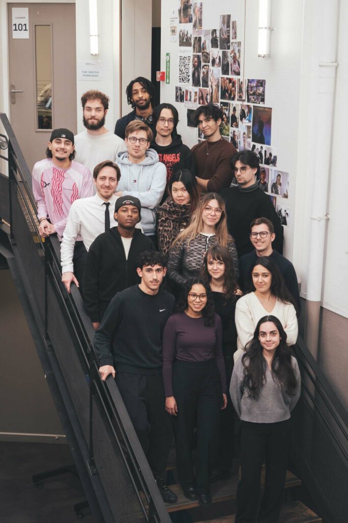 Photo d'équipe de l'atelier interface web